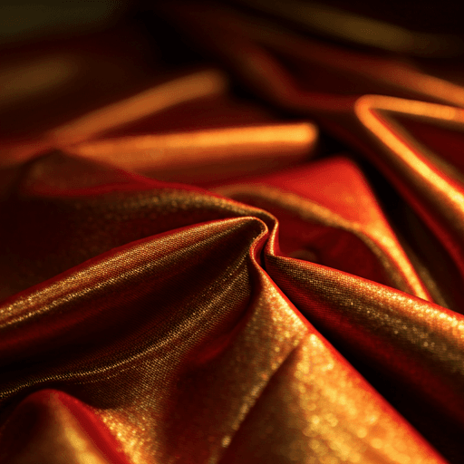 Luxurious silk saree with intricate gold embroidery